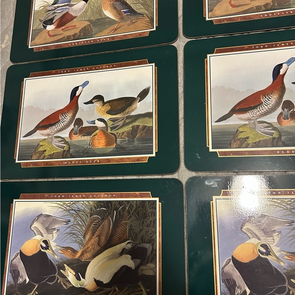 Vintage John James Audubon Cork Place Mats - Picture 2 of 7